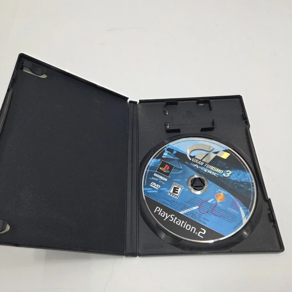 Gran Turismo 3 A-spec Sony PlayStation 2 PS2 Car Racing Game Black Label CIB